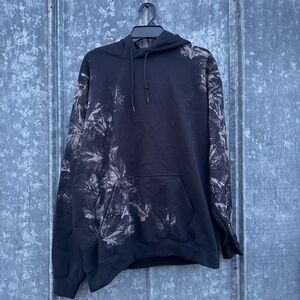 Men's Black and Gray Hoodie